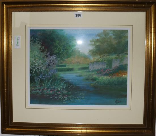 Norman Dinnage, watercolour, Chesapeake Bay(-)